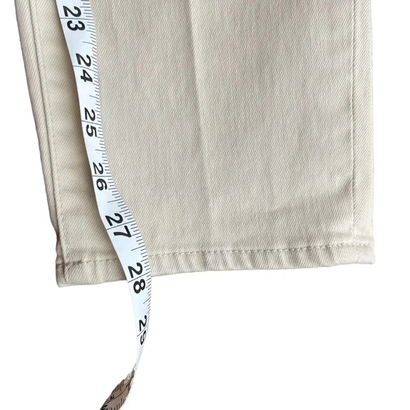 TALBOTS signature ankle Women’s size 6 cream off-white crop - Picture 7 of 9